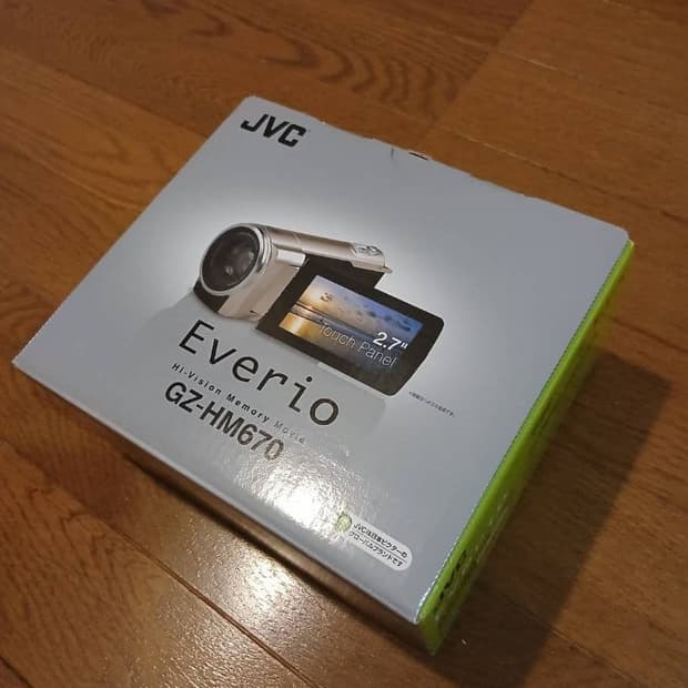 jvc hm670/핑크 골드/카리나 캠코더