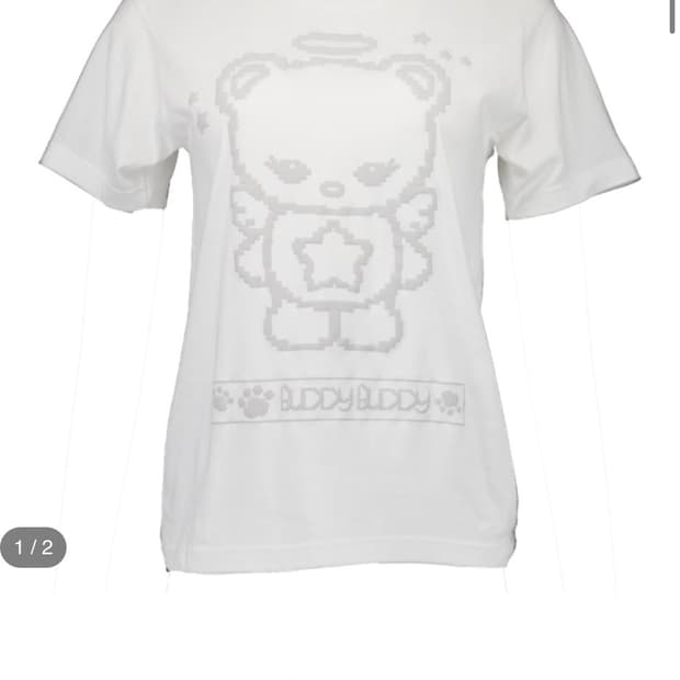 샬롬클럽 반팔 티 HUG TSHIRT-WHITE