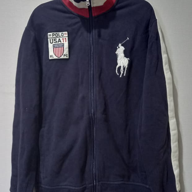 폴로 POLO 빅포니 USA 성조기 집업 100/L