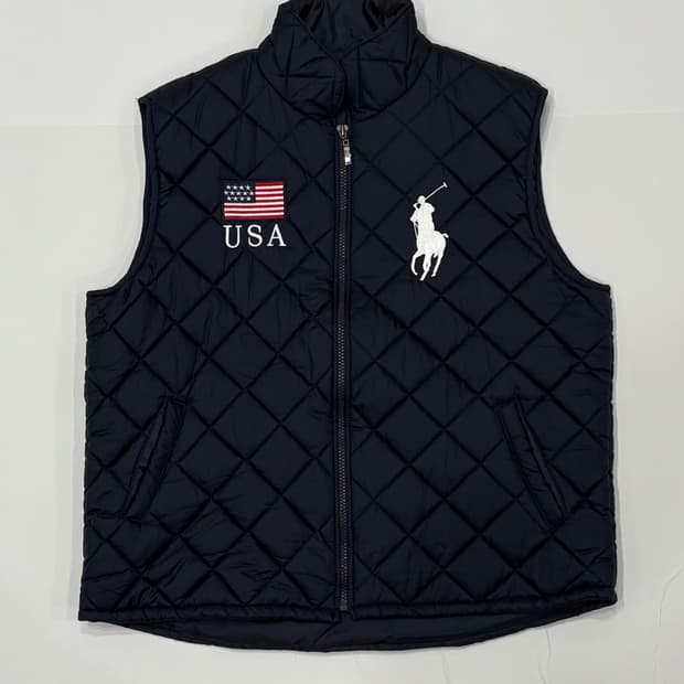 Polo 폴로랄프로렌 USA 성조기 퀄팅 조끼