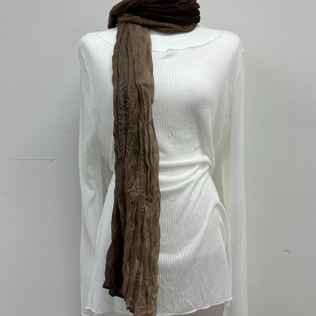 빈티지 브라운 머플러