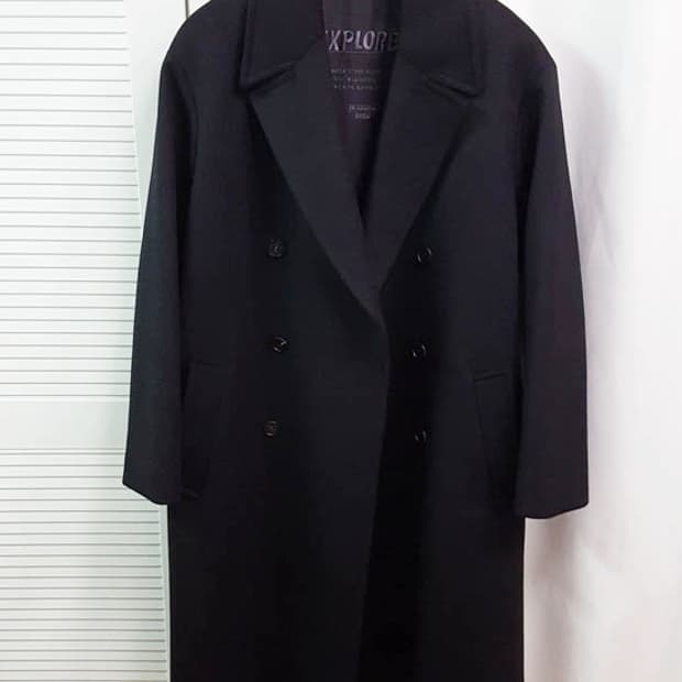 인사일런스 분트 남성 더블 롱코트 S