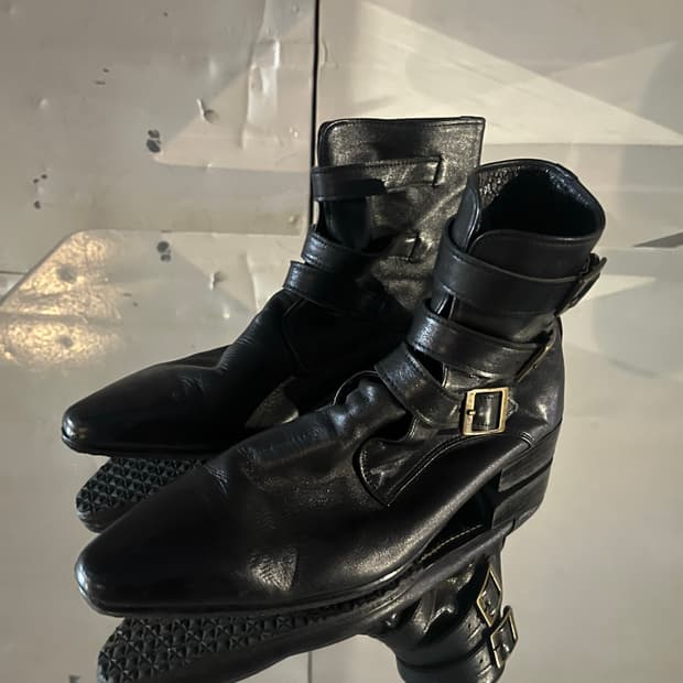 Vintage leather boots mens 260