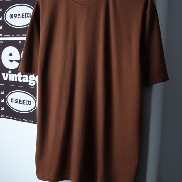 (2XL) 로맨틱 파이어리츠 반팔 티셔츠 빅사이즈 브라운-H36458