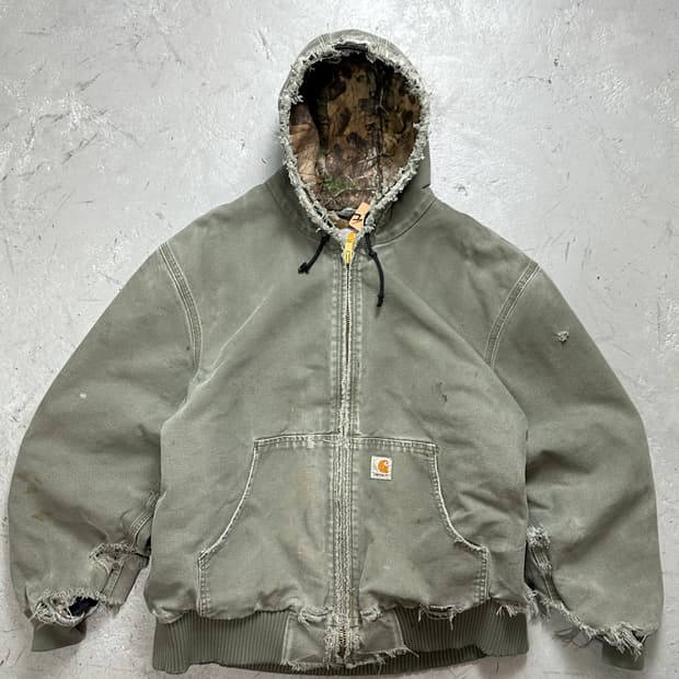 OG 칼하트 하드에이징 액티브 자켓 칼하트 후드자켓