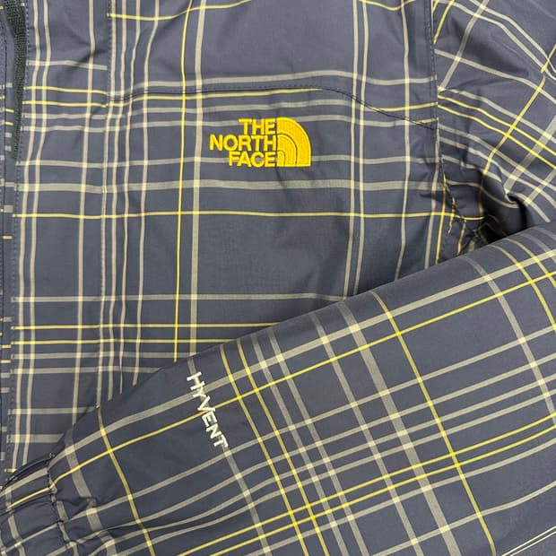 노스페이스 체크 방수 자켓 S (95)
