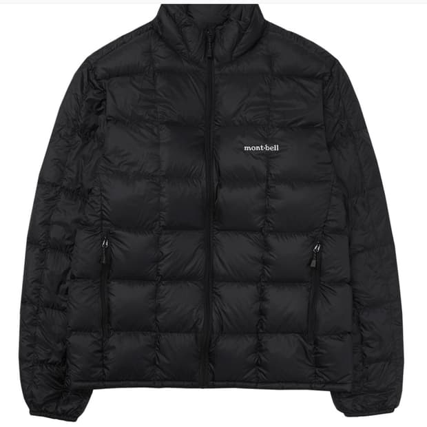 새상품 몽벨 슈페리어 다운 자켓 블랙 M