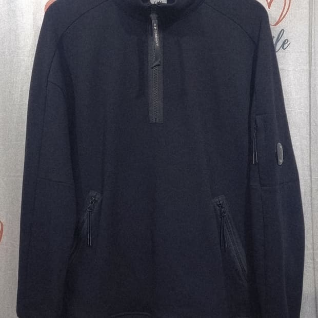 정품) CP컴퍼니 하프집업 스웨트 셔츠 