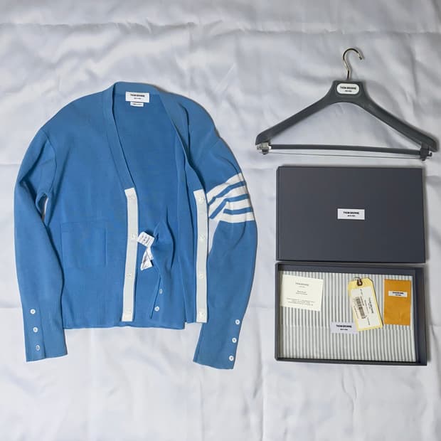 톰브라운 2017 트롱프뢰유 화이트라벨 가디건