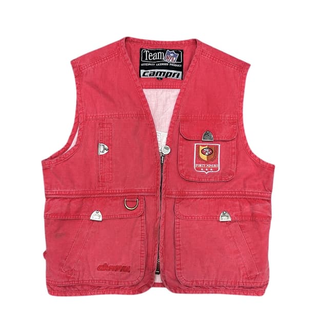 NFL 빈티지 포티나이너스 피싱베스트(L)