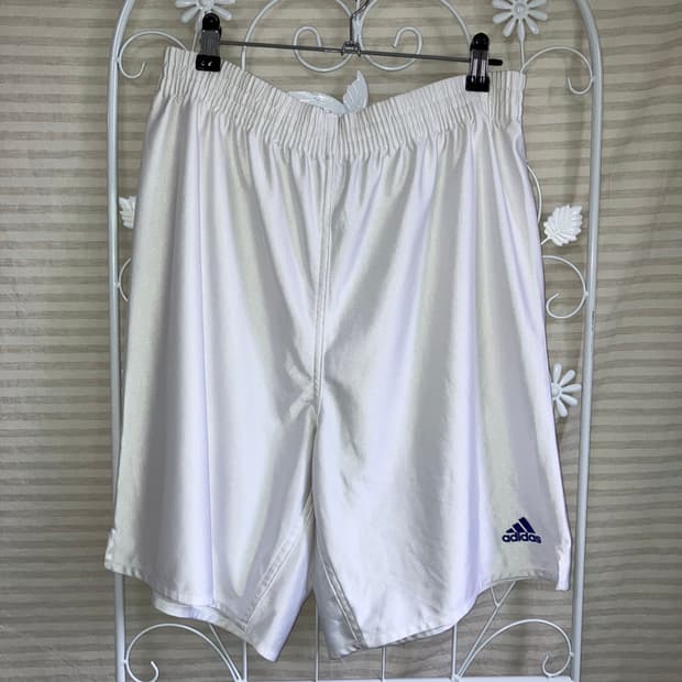 빈티지 화이트 아디다스 반바지 y2k 스트릿 갸루 펑키494