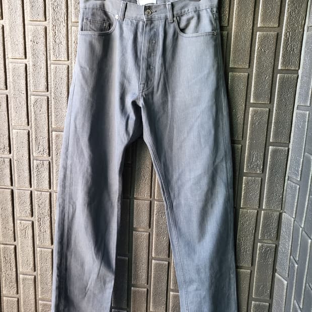 톰브라운 삼선 데님 레굴러 핏  팬츠