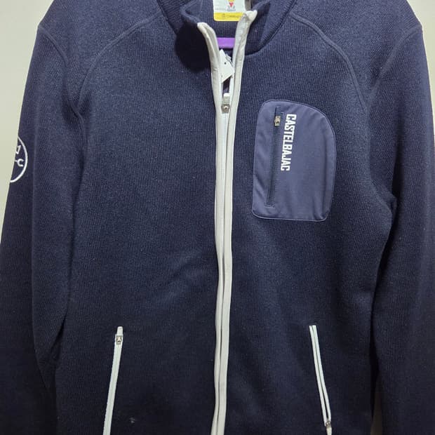 네이비집업자켓