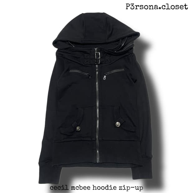 cecil mcbee hoodie zip-up