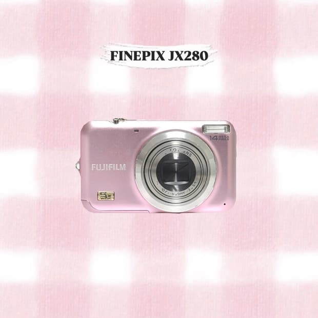 후지필름 파인픽스 JX280 베이비핑크 빈티지디카