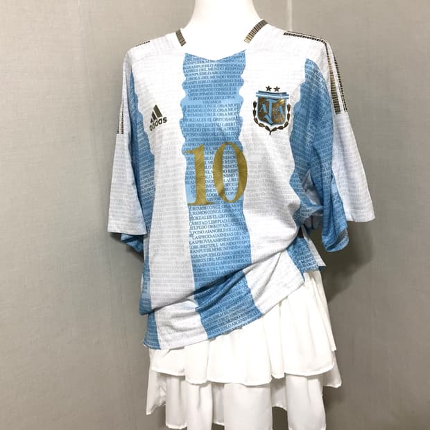 아디다스 아르헨티나 메시 유니폼 2XL