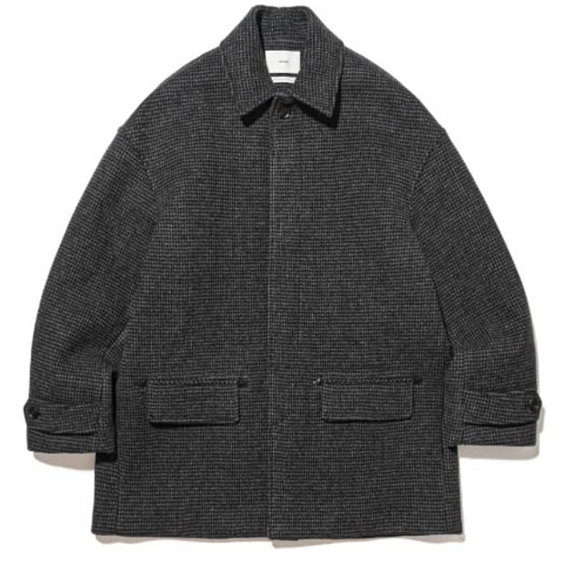 아워셀브스 SHORT MAC COAT (HOUNDSTOOTH) 맥코트