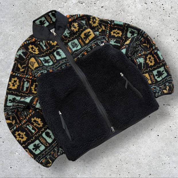 [L] 파르티멘토 에스닉 패턴 뽀글이 플리스 자켓 C722