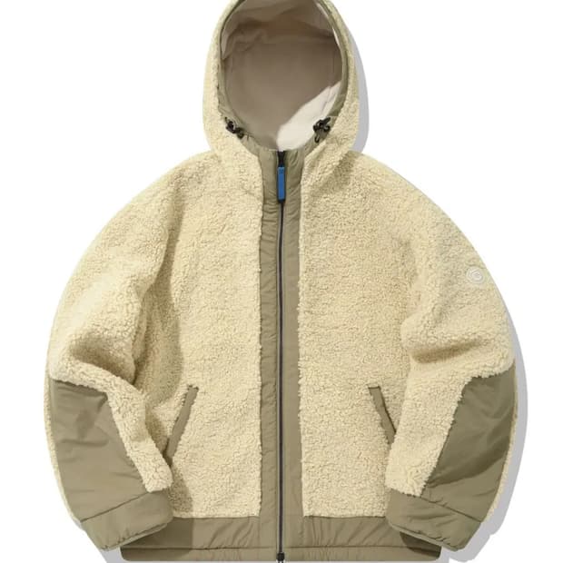 커버낫 예티 플리스 웜업 자켓 베이지 Ssize