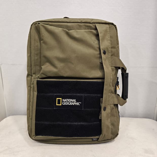 내셔널지오그래픽 3WAY 백팩 토트백 카키