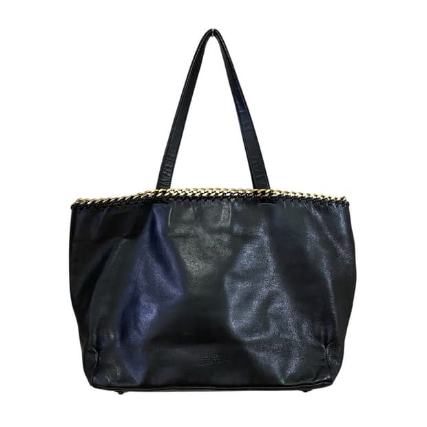 00s Chain Leather Tote Bag