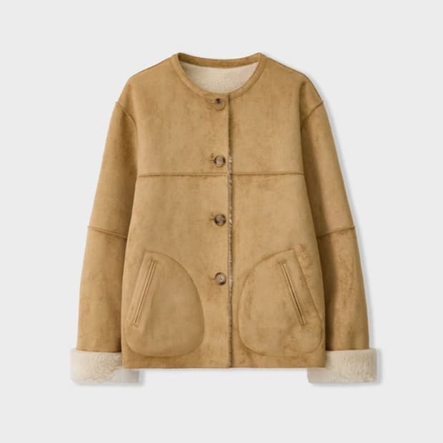 구해요!!) 아르카익 하프 스웨이드 무스탕