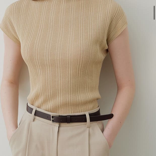 누토프 린넨 니트 베이지 