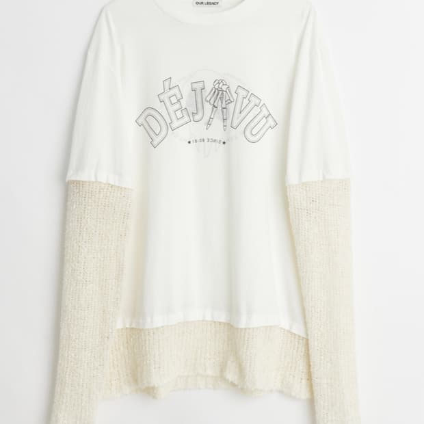 Our Legacy 아워레가시 믹스 롱슬리브 티