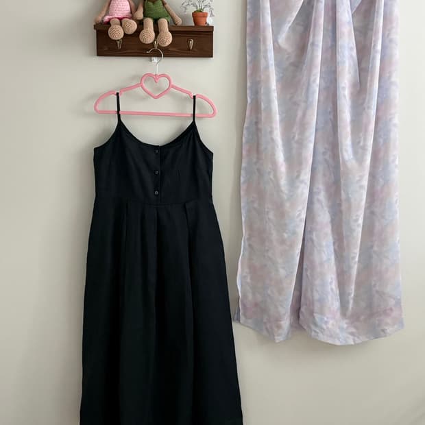 블랙펄 뷔스티에 원피스