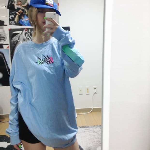 노아 Competition LS Tee Light Blue