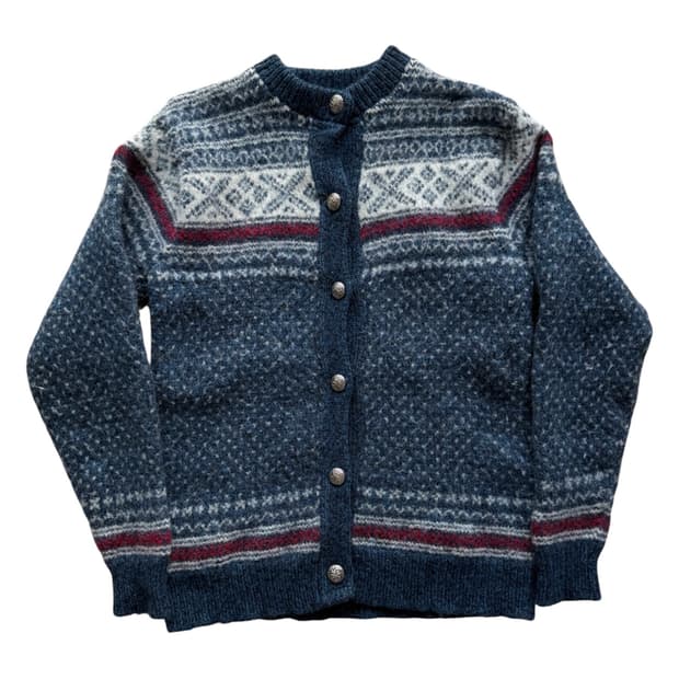 80s L.L.Bean 엘엘빈 노르딕 가디건