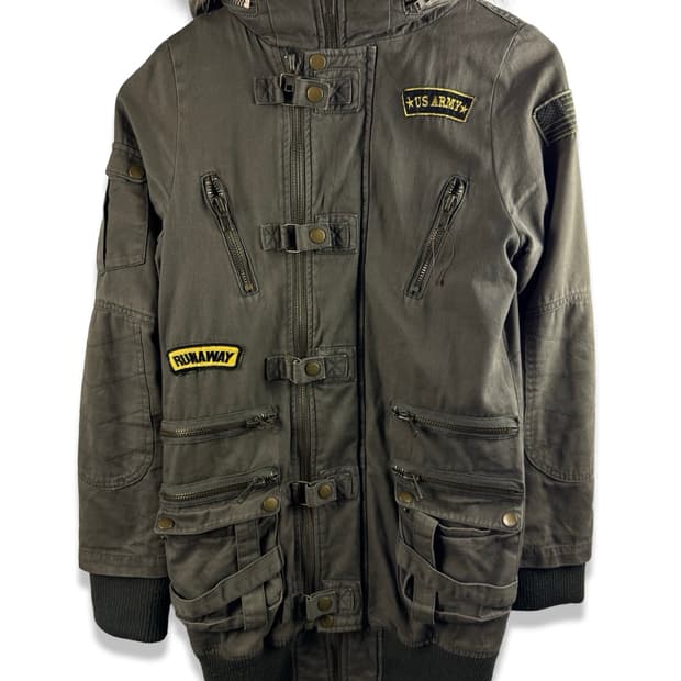 JPN 포켓 디테일 Y2K 밀리터리 야상자켓2352