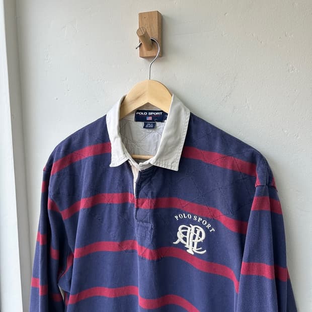 16503 - 폴로 랄프로렌 스트라이프 럭비티