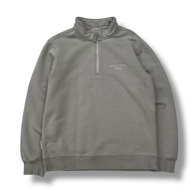 스노우피크 반집업 맨투맨 r2186