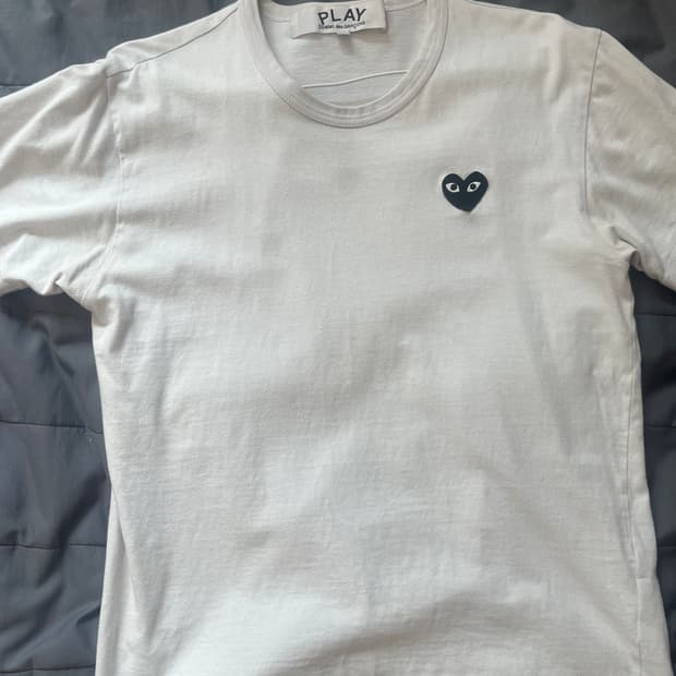 꼼데가르송 블랙와펜 반팔 M