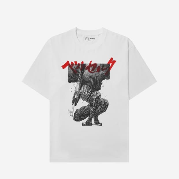 L XL 유니클로 UT 베르세르크 큐레이션 반팔티 화이트 판매