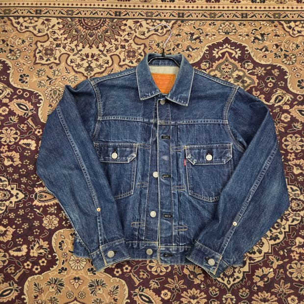 리바이스 lvc 2세대 데님자켓 36 71507 타입투