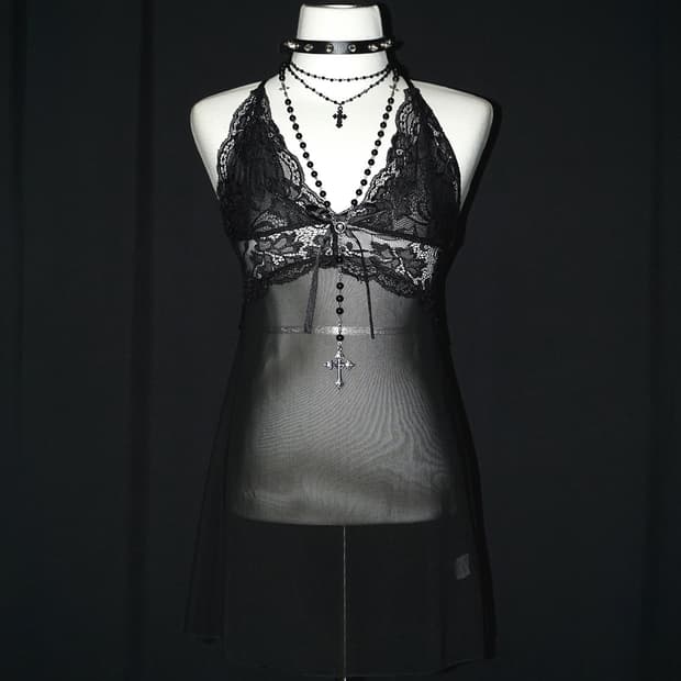 gothic lingerie sleeveless 