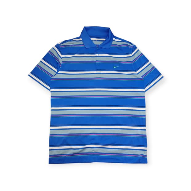 나이키 골프 드라이핏 스트라이프 반팔티셔츠 