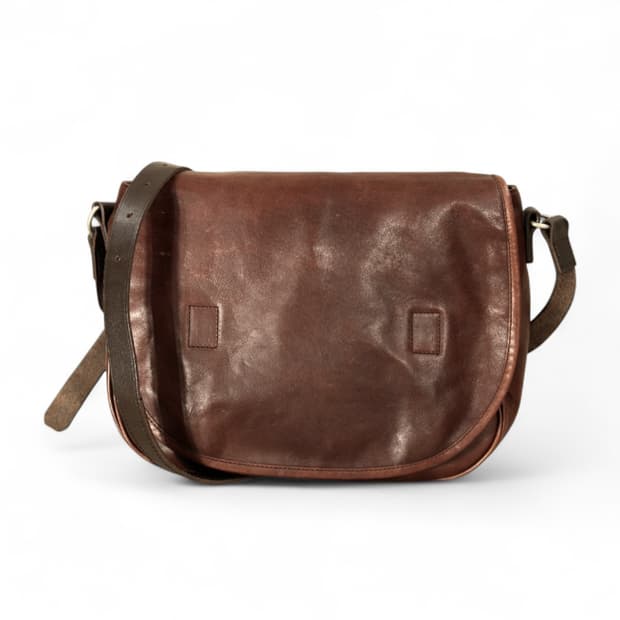 요시다 포터 x 마가렛 호웰 레더 숄더백