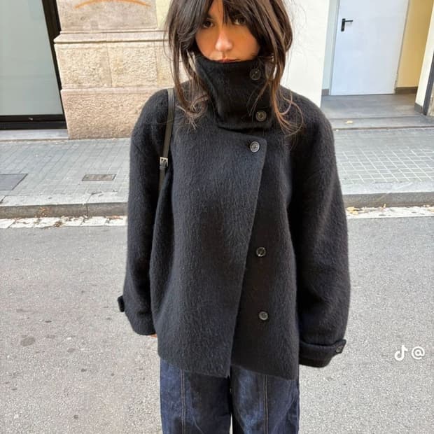 아르켓 울 알파카 블랜드 자켓 (새상품) size 32