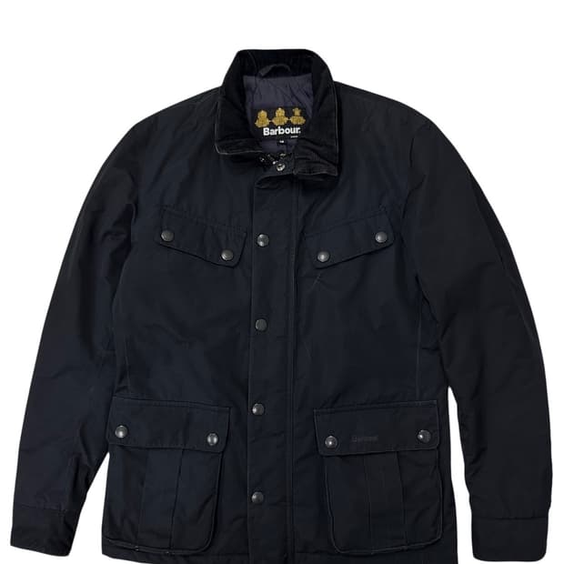 바버 고어텍스 누빔자켓 블랙네이비 (M) 