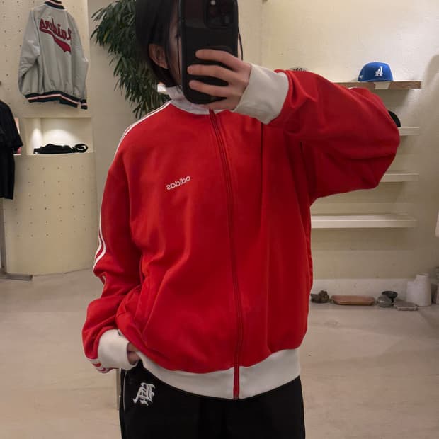 00s 아디다스 올드스쿨 아치로고 트랙탑 져지 U74