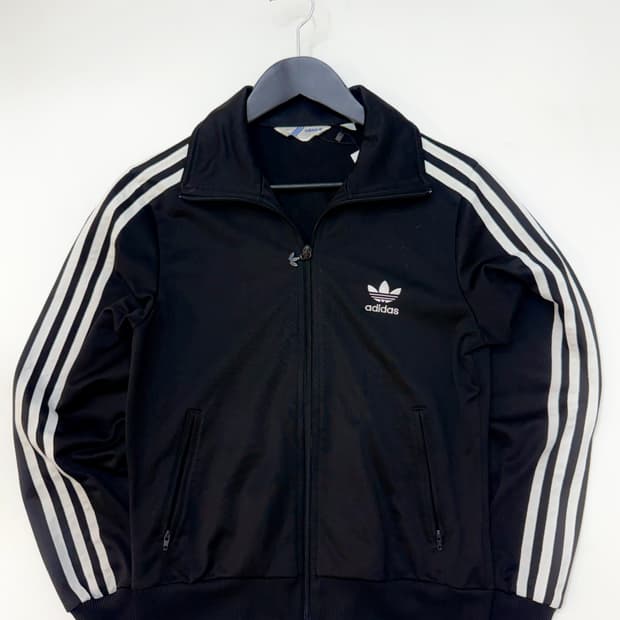 Adidas 아디다스 오리지널스 블랙컬러 후면 빅로고 트랙탑 자켓