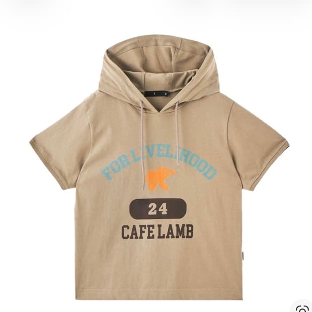 safarispot 사파리스팟 반팔 후드 티셔츠