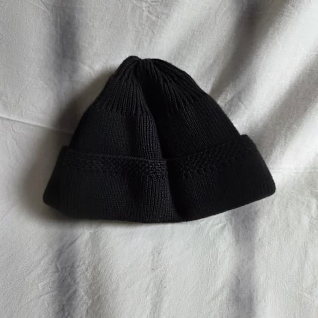 라모랭 코튼 비니 블랙 OS