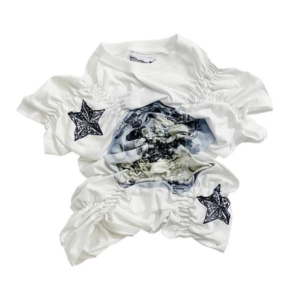 604service star shirring top