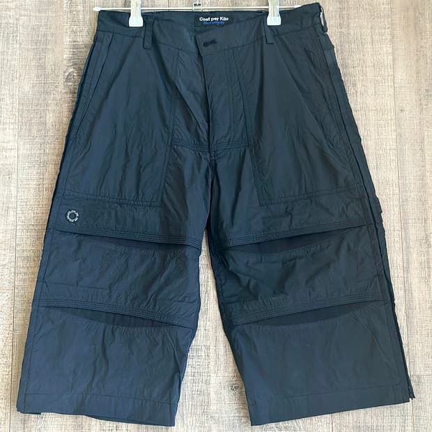 L 코스트 퍼 킬로 CostPerKilo 카고 반바지 스플릿 쇼츠