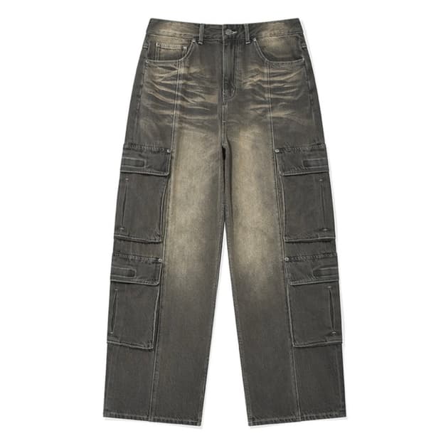denim cargo pants