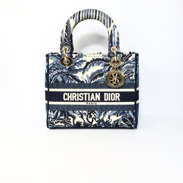 디올 레이디 디라이트 D-Lite 미디움 백